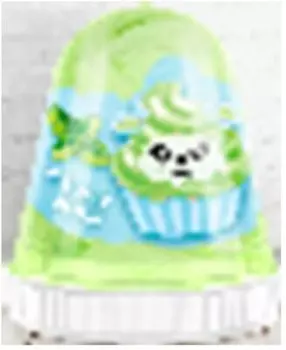 Слайм монстерс флаффи зеленый мята