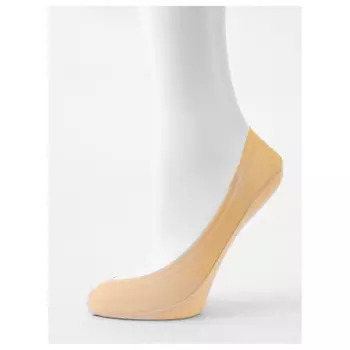 Следки женские ойман р.23-25 капроновые с силиконом бежевый kp010