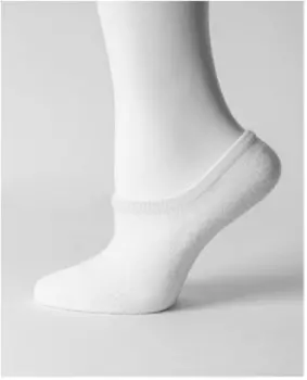 Следки женские ойман р.36-41 пятка силикон 3 пары белый wd001-2