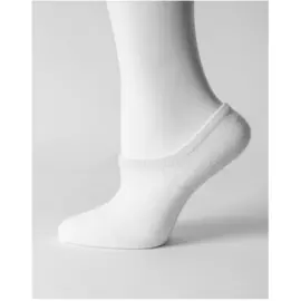 Следки женские ойман р.36-41 пятка силикон белый wd001-2