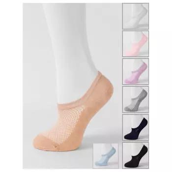 Следки женские с силиконом ойман р.35-41 ассорти wd2001