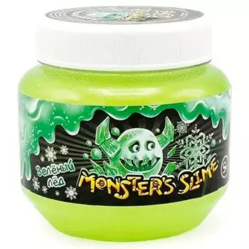 Slime Monsters классический большой 250 мл зеленый лед