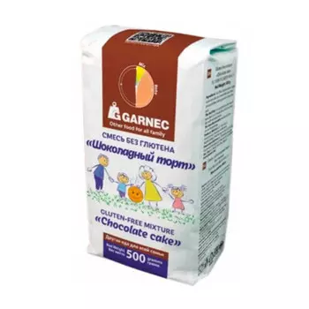 Смесь мучная гарнец 500 г шоколадный торт без глютена