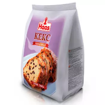 Смесь мучная хаас 300 г кекс