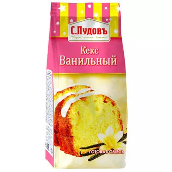 Смесь мучная с.пудовъ 400 г кекс ванильный