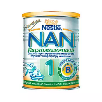 Смесь NAN-1 400г кисломолочная Premium с рождения