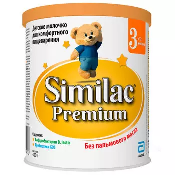 Смесь Similac-3 премиум 400г с 12 месяцев