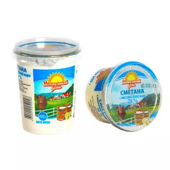 Сметана 200г 20% Болховский СЗ