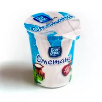 Сметана 400г 20% бондари