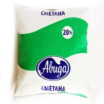 Сметана Авида 500г 20%