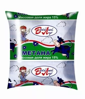Сметана милград 230 г 20% стакан