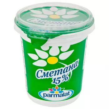 Сметана Parmalat 400г 15% БМК