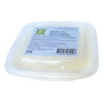 Сметана термостатная 230г 25%