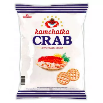 Снеки хрустящие русскарт 40г камчатский краб