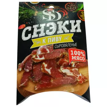 Снеки из свинины к пиву с/в 30 г сытный дом