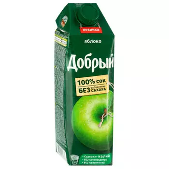 Сок Добрый 1л яблоко