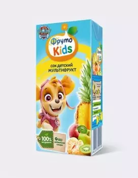 Сок фрутокидс 0.2 л мультифрукт тетра-пак