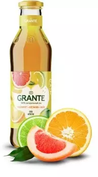 Сок гранте 0.75 л грейпфрут-апельсин-лайм ст/б