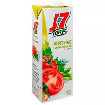 Сок J7 тонус 1,45л томат с зеленью и морской солью