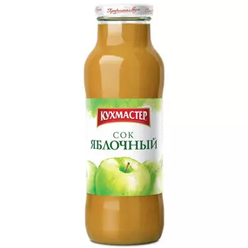 Сок кухмастер 0,7 л яблочный ст/б