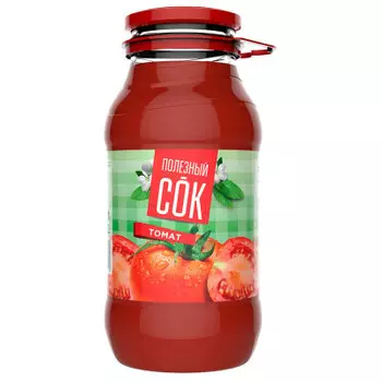 Сок полезный сок 1,8л томатный ст/б
