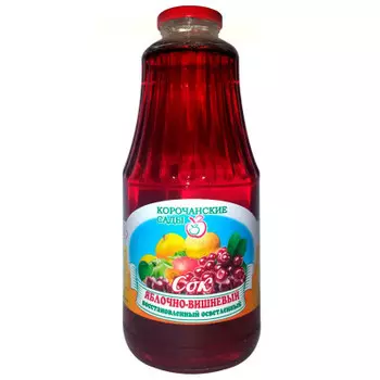 Сок яблочно-вишневый восстановленный 1л ст/б