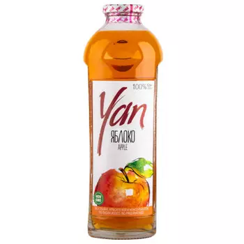 Сок ян 930 мл яблоко ст/б