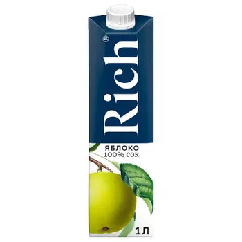 Сок рич 1 л яблоко