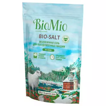 Соль для посудомоечных машин BioMio 1000г без запаха