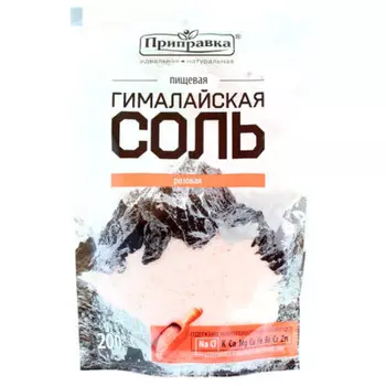 Соль приправка 200г гималайская розовая