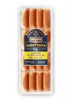 Сосиски баварушка со сливочным маслом гост стародворье