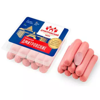 Сосиски дмитровские 580г дымов