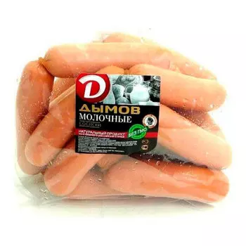 Сосиски молочные гост иск/об дымов