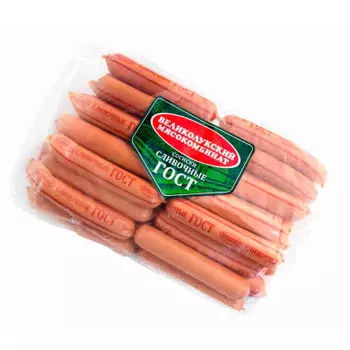 Сосиски сливочные гост великолукский м-т