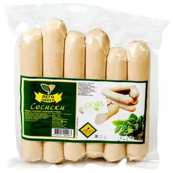 Сосиски веганские чикен 400 г вего