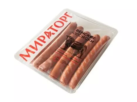 Сосиски венские б/о 350 г мираторг