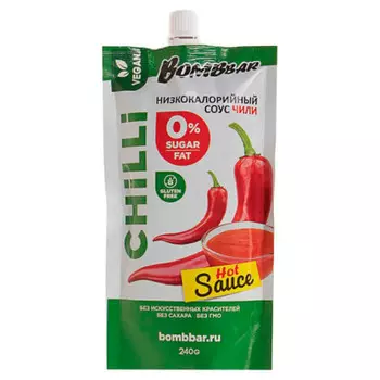 Соус Bombbar 240г низкокалорийный чили дой-пак