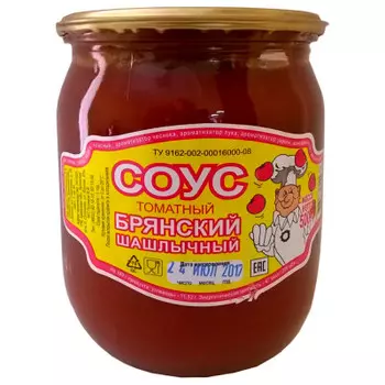 Соус Брянский 500г шашлычный ст/б