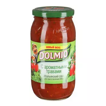 Соус долмио 500 г с ароматными травами ст/б