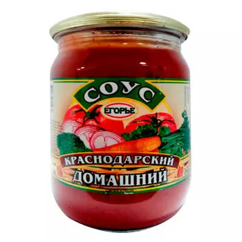Соус егорье краснодарский 500мл домашний ст/б