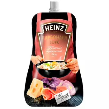 Соус хайнц 230г карбонара дой-пак