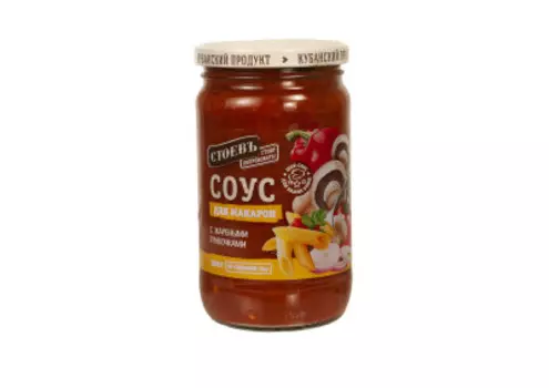 Соус стоев 360 г для макарон с жареными грибочками ст/б