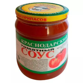 Соус томатный Капитан Припасов 480г Краснодарский твист