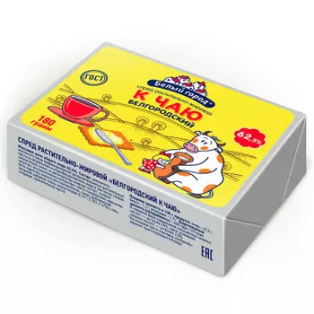 Спред белый город 180 г 62, 5% к чаю бмк