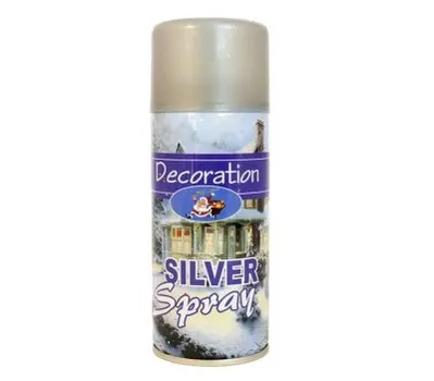 Спрей декор серебро 250мл 45г