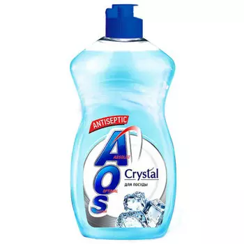 Средство для мытья посуды AOS 450г Crystal