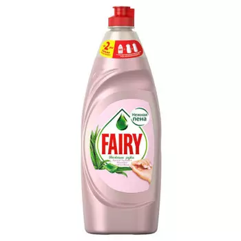 Средство для мытья посуды Fairy 650мл нежные руки розовый жасмин и алоэ