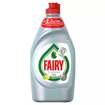 Средство для мытья посуды фейри платинум 430 мл лимон и лайм