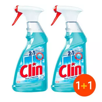 Средство для стекол Clin 500мл кристалл