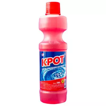 Средство крот 580 г для устранения засоров